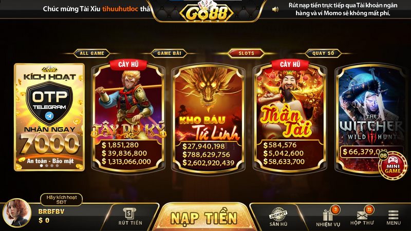 Go88 là một cổng game slot chất lượng cao được đánh giá cao 